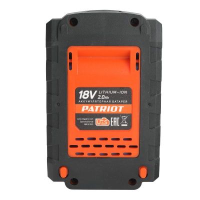 Батарея аккумуляторная для BR 181 UES, BR 201 UES, BR 201 UES-h (18 В, 2.0 А*ч, Li-ion), Patriot-Tehinstrument