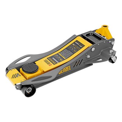 Домкрат гидравлический подкатной, 3,8 т, 110-580 мм, быстрый подъем, низкий подхват, проф. Denzel-Tehinstrument