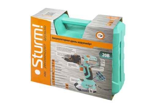 Аккумуляторный шуруповерт  Sturm CD3220BL-Tehinstrument