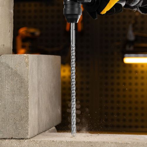 Бур по бетону, цельная крестовая пластина, 12x315 мм, SDS PLUS Denzel-Tehinstrument