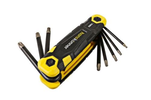 Набор ключей TORX, 8шт, T9-T40, S2, Hanskonner-Tehinstrument