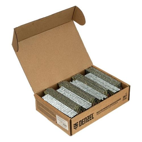 Гвозди для пнев. нейлера (оцинк.), длина - 75 мм, диам. - 3,05 мм, 2000 шт. Denzel-Tehinstrument