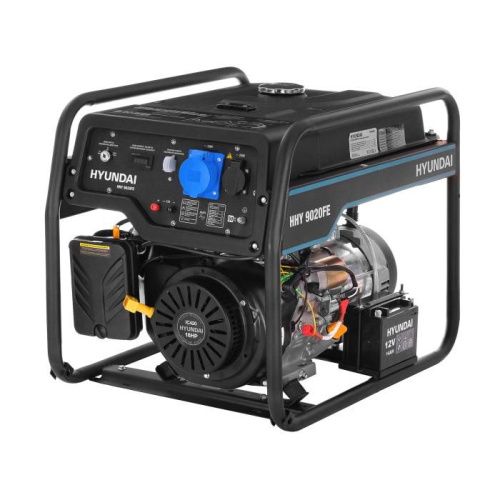 Бензиновый генератор HYUNDAI HHY 9020FE (электростанция Хендай HHY9020FE)-Tehinstrument