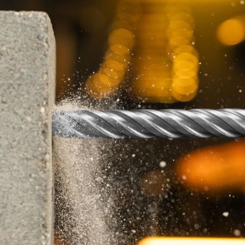 Бур по бетону, цельная крестовая пластина, 14x215 мм, SDS PLUS Denzel-Tehinstrument