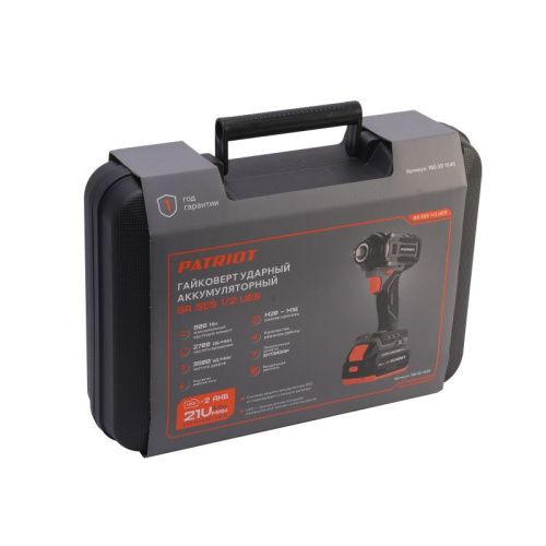 Гайковерт ударный аккумуляторный PATRIOT BR 555 UES 1/2-Tehinstrument