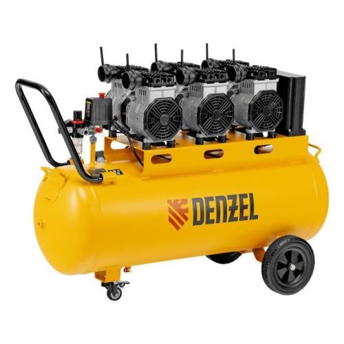 Компрессор безмасляный, малошумный Denzel DLS 3300/100-Tehinstrument