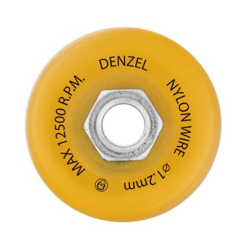 Щетка для УШМ, 75 мм, Чашка, нейлоновая щетина, М14 Denzel-Tehinstrument