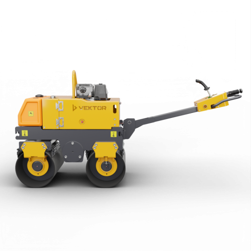 Виброкаток ручной двухвальцовый Vektor VRDR-800D-Tehinstrument