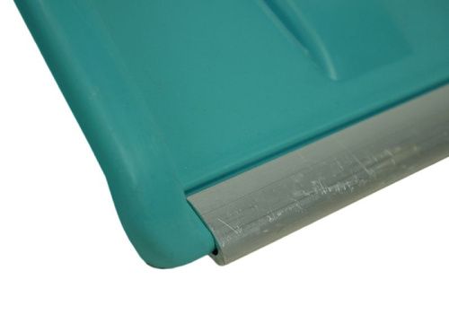 Лопата снегоуборочная 41х45 см, морозостойкий пластик, алюминевый черенок, бирюзовая  Sturm-Tehinstrument