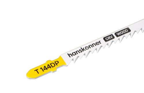 Пилки для лобзика по дереву 2шт, T144DP (дер 5-50мм, пласт&lt30мм) Hanskonner-Tehinstrument