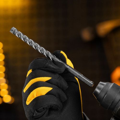 Бур по бетону, цельная крестовая пластина, 10x165 мм, SDS PLUS Denzel-Tehinstrument