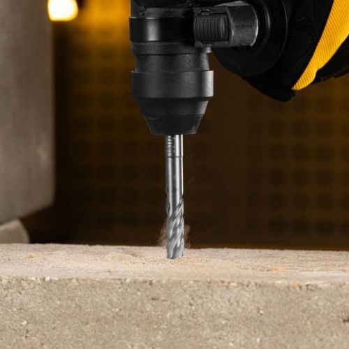 Бур по бетону, цельная крестовая пластина, 10x115 мм, SDS PLUS Denzel-Tehinstrument