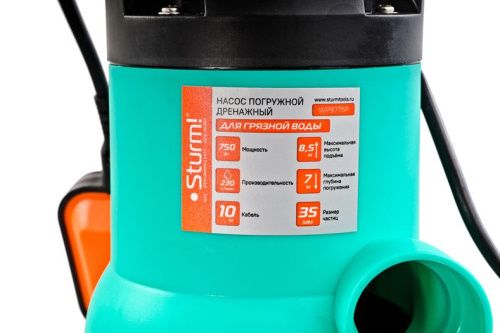 Насос погружной дренажный  Sturm WP9775P-Tehinstrument