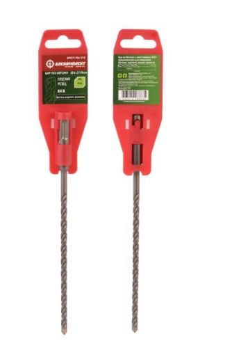 Бур SDS+ 06х210 плоский резец ВК8 спираль S4 БОЕКОМПЛЕКТ-Tehinstrument