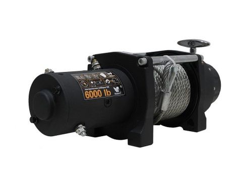 Habert Лебедка электрическая 6000LB, стальной трос-Tehinstrument