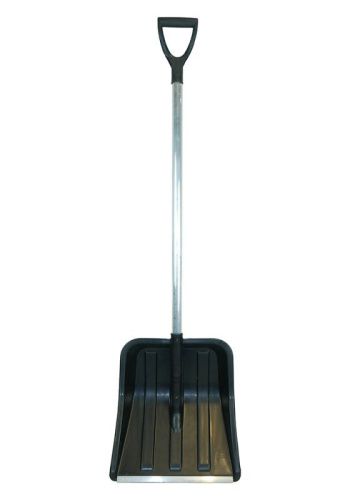 Лопата снегоуборочная 41х45 см, морозостойкий пластик, алюминевый черенок  Sturm-Tehinstrument