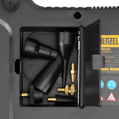 Компрессор воздушный DENZEL DL1100, с набором аксессуаров-Tehinstrument