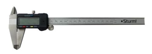 Штангенциркуль электронный 200 мм с глубиномером  Sturm-Tehinstrument