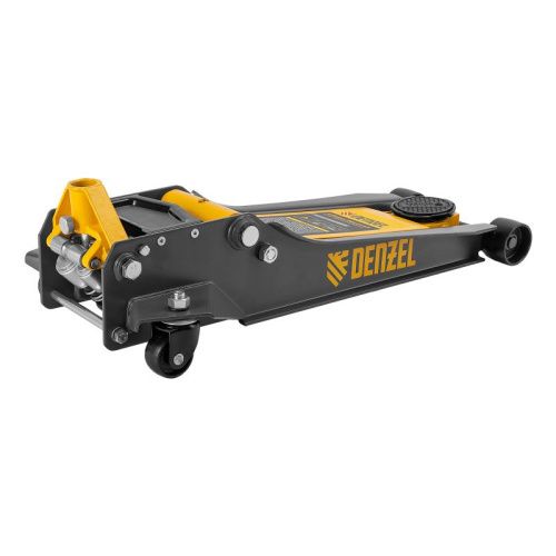 Домкрат гидравлический подкатной, 3 т, 85-610 мм, быстрый подъем, низ. подхват, проф, SUV Denzel-Tehinstrument