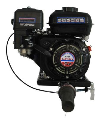 Мотор лодочный болотоход Habert (двигатель Lifan 170F D20)-Tehinstrument