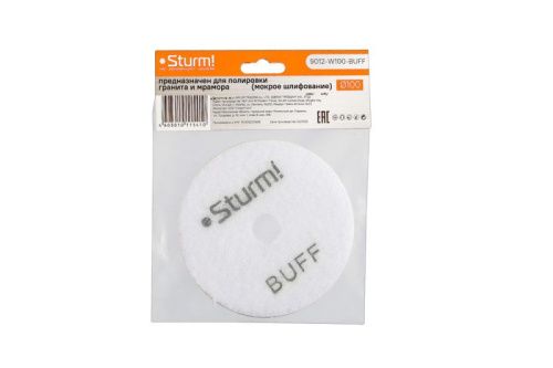 Круг шлифовальный гибкий  Sturm 9012-W100-BUFF-Tehinstrument