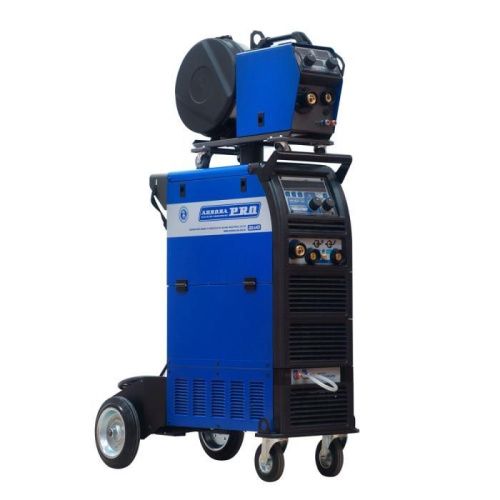 Инверторный сварочный полуавтомат для сварки алюминия AuroraPRO SKYWAY 350 DUAL PULSE с водяным охлаждением и выносным механизмом подачи проволоки-Tehinstrument