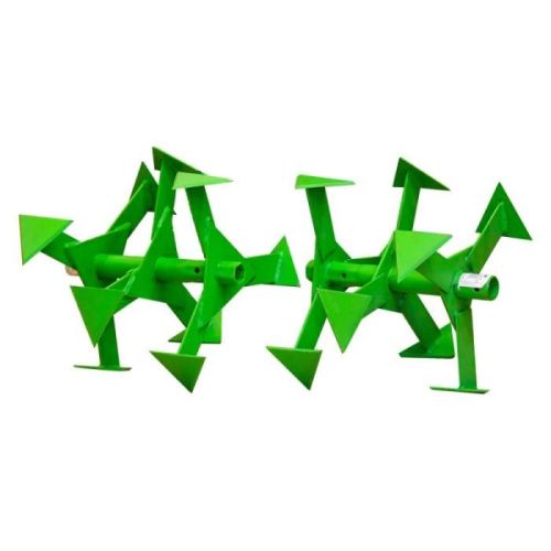 Фрезы Aurora "Гусиные лапки" усиленные, 3секции*3фрезы. Комплект П+Л под шестигранник 23мм, d.335мм, ширина 283мм-Tehinstrument