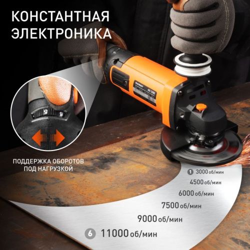 Машина углошлифовальная (УШМ) PATRIOT AG 128E-Tehinstrument