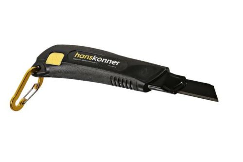 Нож 18мм, обрезиненный корпус, лезвие SK2 1.0мм, Hanskonner-Tehinstrument