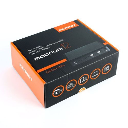 Пусковой многофункциональный аккумулятор Patriot MAGNUM 12-Tehinstrument