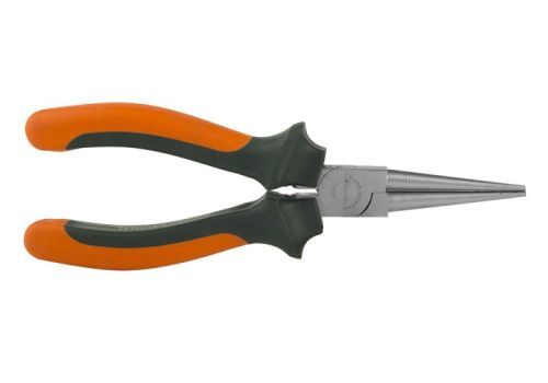 Круглогубцы, 150мм, TPR рукоятки, никелированные,  Sturm-Tehinstrument