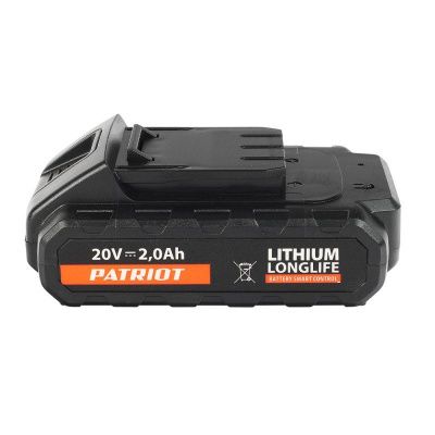 Батарея аккумуляторная для BR 201 Li -h (20 В, 2.0 А*ч, Li-ion), Patriot-Tehinstrument