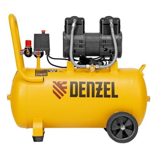 Малошумный безмасляный компрессор Denzel DLP-1500/50-Tehinstrument