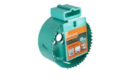Коронка биметаллическая, 89 мм, 5/8",  Sturm-Tehinstrument
