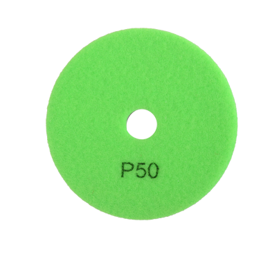 Алмазный гибкий шлифовальный круг 100мм, Р50, мокрое шлифование Вихрь-Tehinstrument