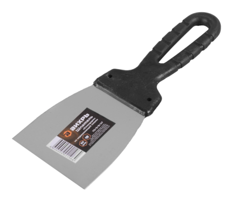 Шпатель ВИХРЬ нержавейка, пластик 80мм-Tehinstrument