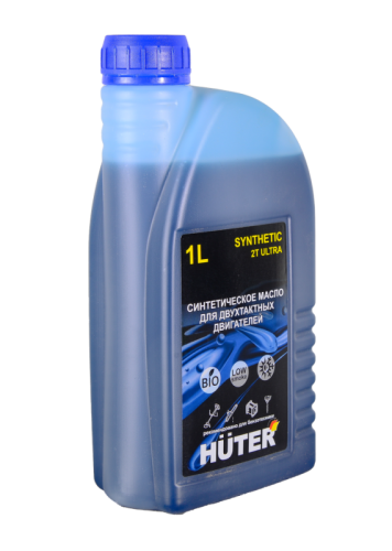 Масло 2Т ULTRA синтетическое для двухтактных двигателей, для техники Huter, 1л-Tehinstrument