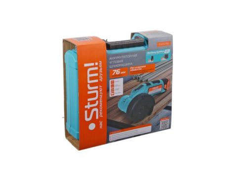 Аккумуляторная УШМ  Sturm CAG1276C 1BatterySystem12V-Tehinstrument