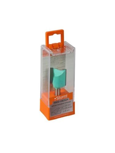 Фреза пазовая прямая с двойным лезвием dxhxl 24x25,4x60 мм, хв.8  Sturm-Tehinstrument