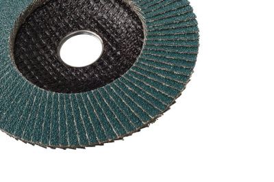 Круг зачистной лепестковый ЦИРКОНИЕВЫЙ, конический 125х22, зерно 60, Hanskonner-Tehinstrument