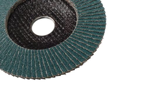 Круг зачистной лепестковый ЦИРКОНИЕВЫЙ, конический 125х22, зерно 60, Hanskonner-Tehinstrument