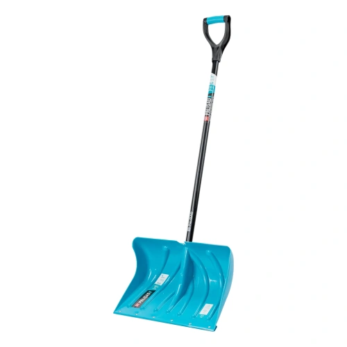Лопата для уборки снега пластиковая Luxe, 500 х 325 х 1300 мм, металлопластиковый черенок, Palisad-Tehinstrument