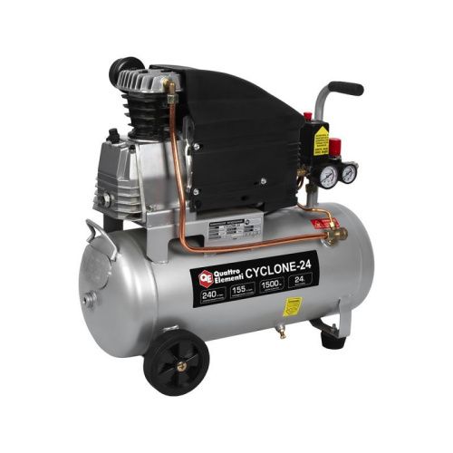 Компрессор поршневой масляный QUATTRO ELEMENTI CYCLONE-24-Tehinstrument