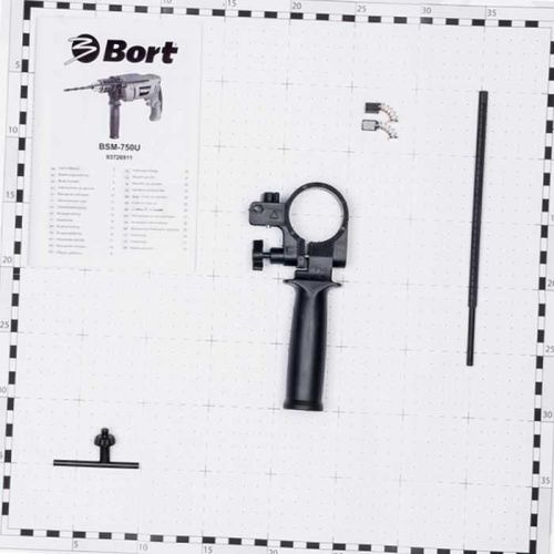 Электрическая ударная дрель Bort BSM-750U (дрель Борт 750у), 93726911-Tehinstrument