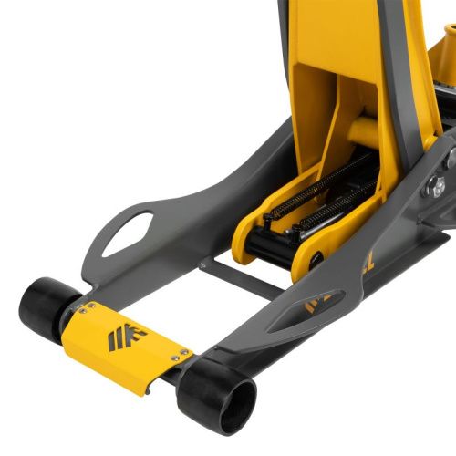 Домкрат гидравлический подкатной, 3 т, 75-500 мм, быстрый подъем, низкий подхват, проф. Denzel-Tehinstrument