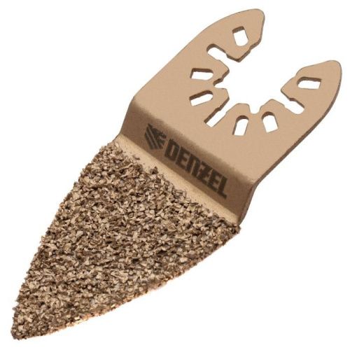 Насадка для МФИ шлифовальная двусторонняя дельта, узкая, HM, по плитке и дереву, 35 мм Denzel-Tehinstrument
