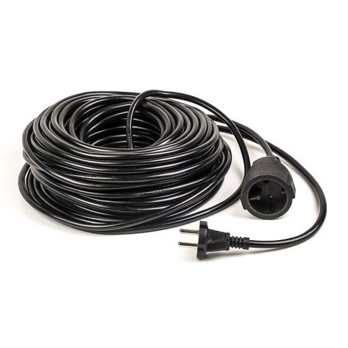 Удлинитель силовой QUATTRO ELEMENTI УХ10-101 - 30 м, провод ПВС 2х1,0 мм2, 1 литая роз.-Tehinstrument