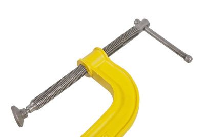 Струбцина G-образная, 150 мм / 6", чугун, оксидированный винт, hanskonner-Tehinstrument