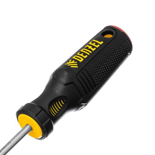 Отвертка, PH1х75 мм, S2, 3к рукоятка Denzel-Tehinstrument