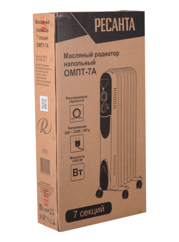 Масляный радиатор Ресанта ОМПТ-7А-Tehinstrument